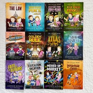 x12 Tuttle Twins Book Bundle 1-12 Kids Government Economy Liberty Connor Boyack